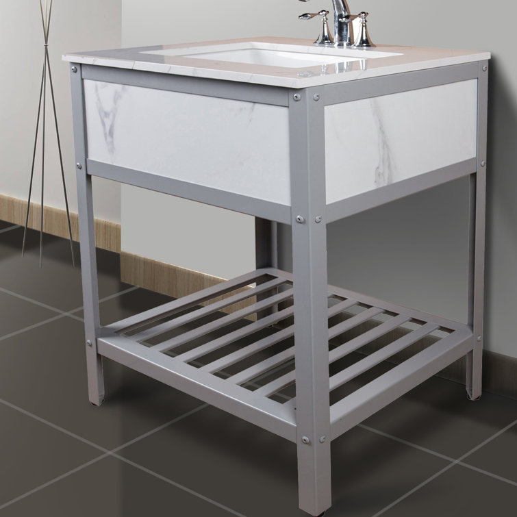 Wrought Studio Zak 25" Single Bathroom Vanity Set Wayfair